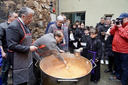 El 'Santo Potajero'  en La Bañeza