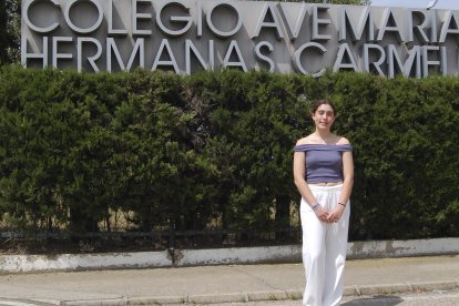 Sara Rodríguez, la mejor nota de la PAU del distrito UVA