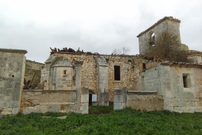 La iglesia de San Juan Evangelista, en Cardeñuela, Burgos.