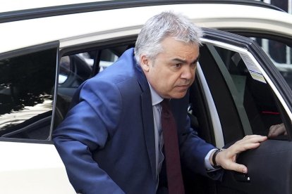 Cerdán a su llegada a declarar ante el Tribunal Supremo.