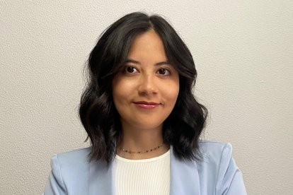 Erika García Lima, estudiante del Máster en Geoinformática para la Gestión de Recursos Naturales en la Universidad de León.