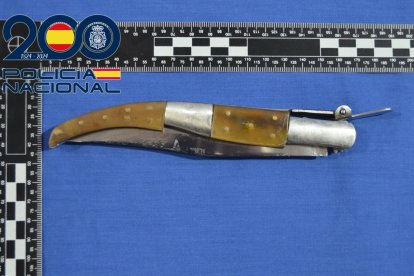 Navaja del crimen de Salamanca.