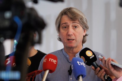 El secretario general del PSOECyL, Carlos Martínez