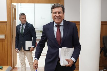 Julio López Revuelta y Carlos Fernández Carriedo, ayer.