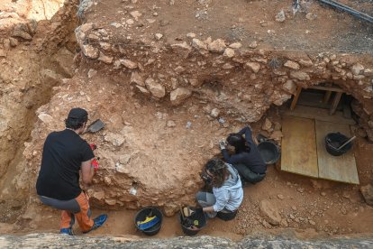 Excavaciones recientes en Atapuerca.