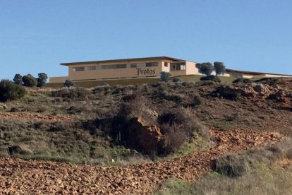 Recreación de la bodega que Protos construirá en Soria