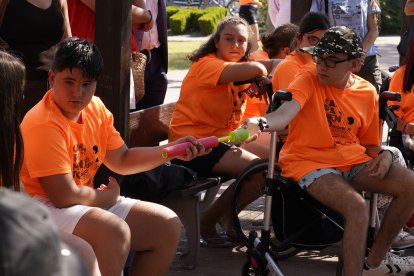Presentación del campamento de Aspaym en el Bosque de los Sueños.