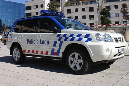 Vehículo de la Policía Municipal de Burgos