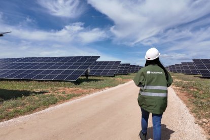 Planta fotovoltaica de Iberdrola, en Ciudad Rodrigo (Salamanca)