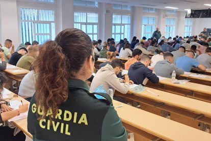 Oposiciones a Guardia Civil en una imagen de archivo.