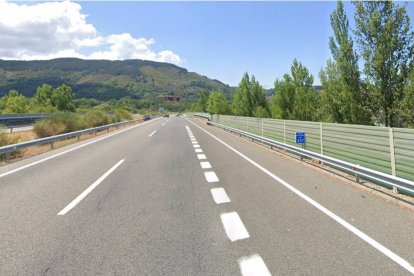Autovía A-6 en el kilómetro 407