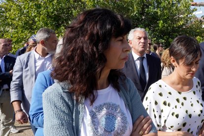 Ana Redondo, Nicanor Sen e Isabel Rodríguez en su visita a Valladolid