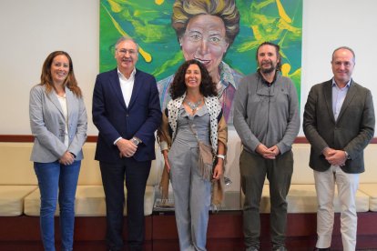 Firma del acuerdo de Galletas Gullón con el Geoparque Las Loras.