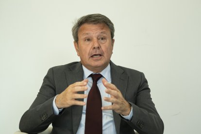 Jose Antonio Santano en un momento de la entrevista