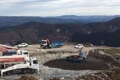 Parque eólico Peña de Gato, en la provincia de León.