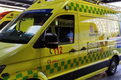 Una ambulancia en una imagen de archivo