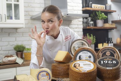 Samantha Vallejo-Nágera, embajadora de quesos Cerrato.