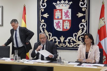 Reunión de la Mesa de las Cortes de Castilla y León.