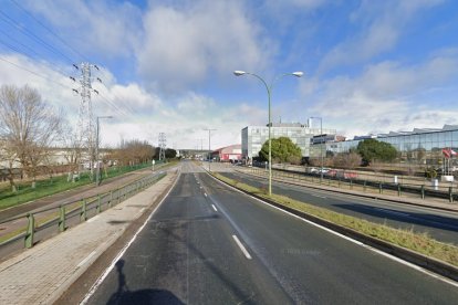 Calle Alcalde Martín Cobos en Burgos.