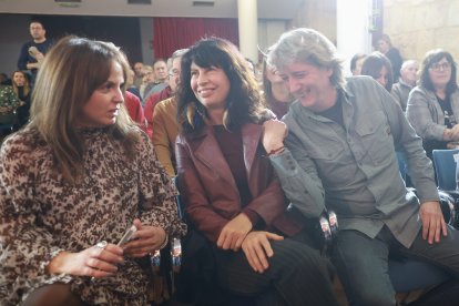 Jornada 'Feminismo como respuesta. Por el cumplimiento del Pacto de Estado contra la Violencia de Género en Castilla y León'. Intervienen el secretario general del PSOECyL, Carlos Martínez, y la secretaria de Igualdad del PSOECyL, Lorena Valle.