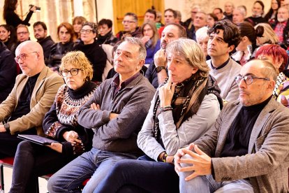Carlos martínez durante la asistencia al acto.