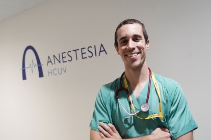 Miguel Bardají Carrillo, anestesiólogo del Hospital Clínico Universitario de Valladolid.