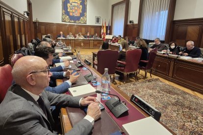 Pleno de la Diputación de Palencia.