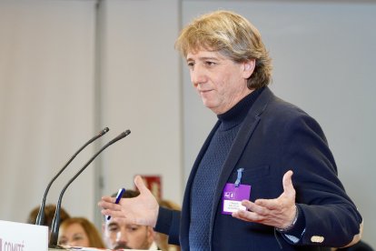El secretario general y candidato a la Presidencia de la Junta de Castilla y León, Carlos Martínez