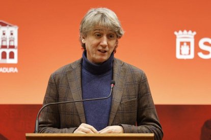 El secretario general del PSOECyL, Carlos Martínez, en una imagen de archivo