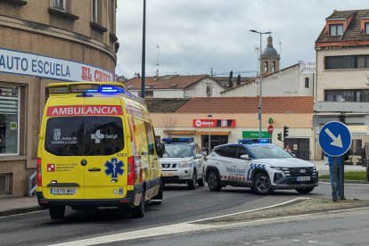 Herido un motorista tras sufrir una caída en las calles de Ciudad Rodrigo (Salamanca)