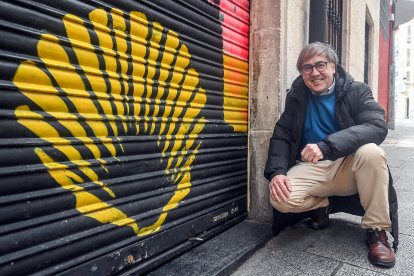 El presidente de la Asociación de Amigos del Camino de Santiago de Burgos, Jesús Aguirre