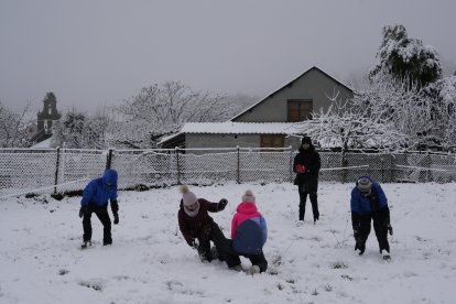 Temporal de nieve en El Bierzo.