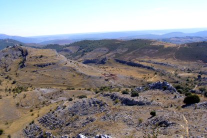 Poblado de la Edad del Hierro de la Peña del Castro, situado en el municipio de La Ercina, en la Montaña Oriental Leonesa.