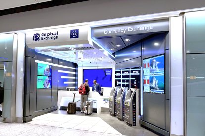 Oficina de Global Exchange en Heathrow