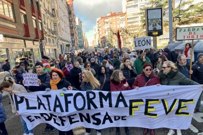 Corte reivindicativo sobre el trazado de Feve