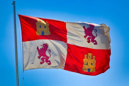 Bandera de Castilla y León.