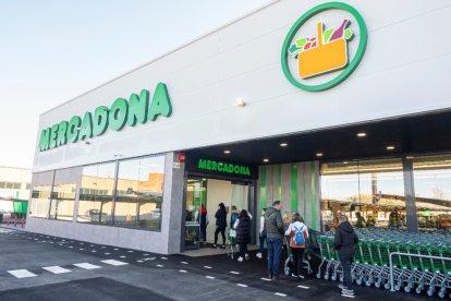 Mercadona situado en Medina del Campo en una imagen de archivo