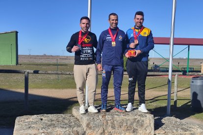 Podium categoria senior Copa de Foso Olímpico