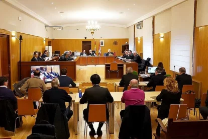 Imagen de una vista oral celebrada en 2025 en la Audiencia de Valladolid.