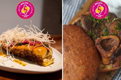'Hofman' y 'Lucky Trabuco', dos de los bocatas leoneses que están sorprendiendo al jurado por su combinación de técnica, producto y creatividad fuera de lo convencional