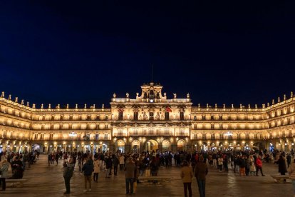 La Plaza Mayor de Salamanca es un espléndido ejemplo del Barroco español. / ICAL