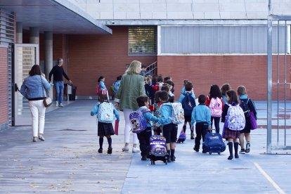 Vuelta al cole en Valladolid en una imagen de archivo.
