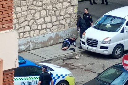 Lugar de la agresión en Burgos.