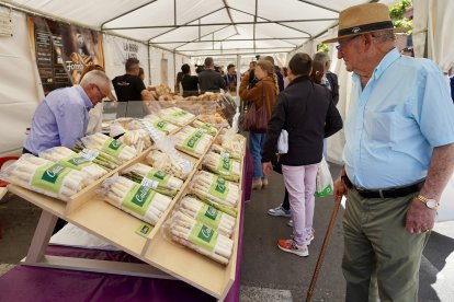 Feria de Exaltación del Espárrago y de la Artesanía de Tudela de Duero, durante la edición del año pasado.