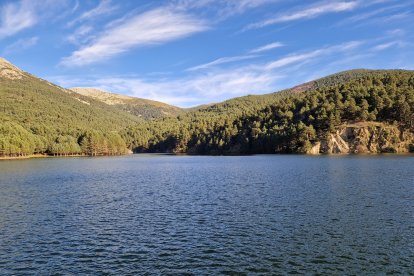 Embalse El Tejo de Segovia.