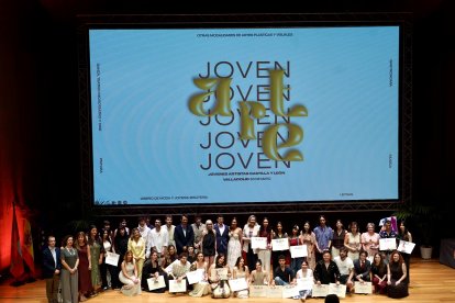 Gala de entrega de premios del programa 'Arte Joven: Jóvenes Artistas de Castilla y León 2026'.