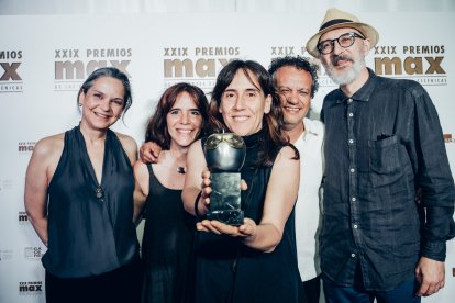 La compañía segoviana Nao d'Amores con el Premio Max al Mejor Espectáculo Musical.
