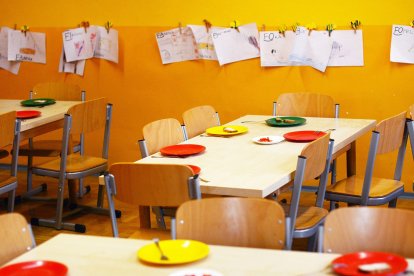 Archivo - Comedor escolar.