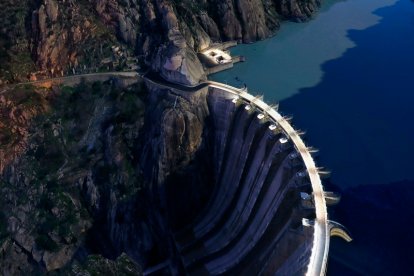 Uno de los embalses que componen el proyecto Saltos del Duero