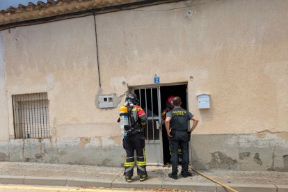 Incendio en una vivienda en Moraleja del Vino
